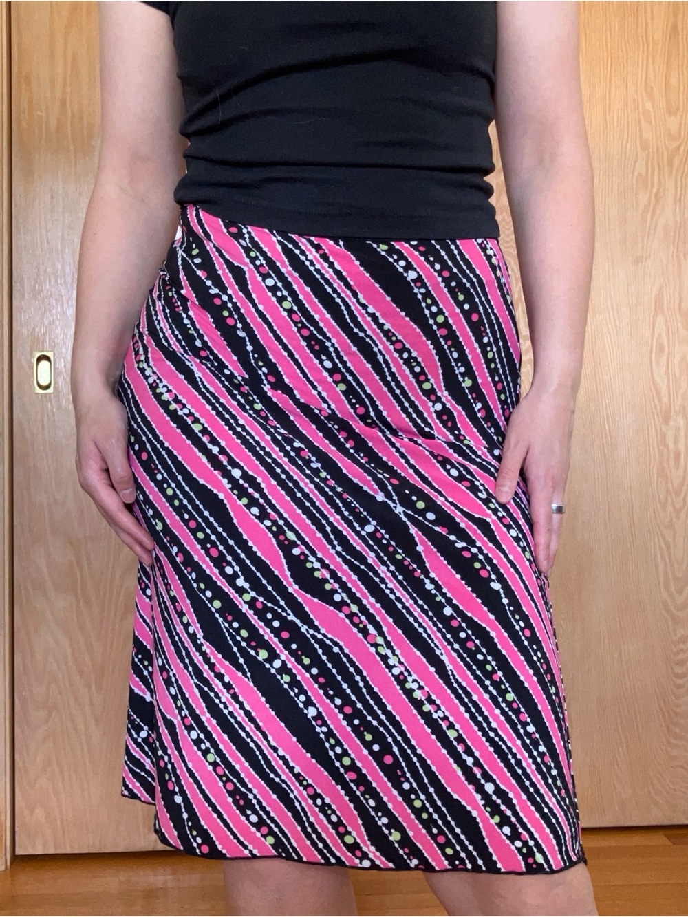 Y2K Wrapper midi skirt!